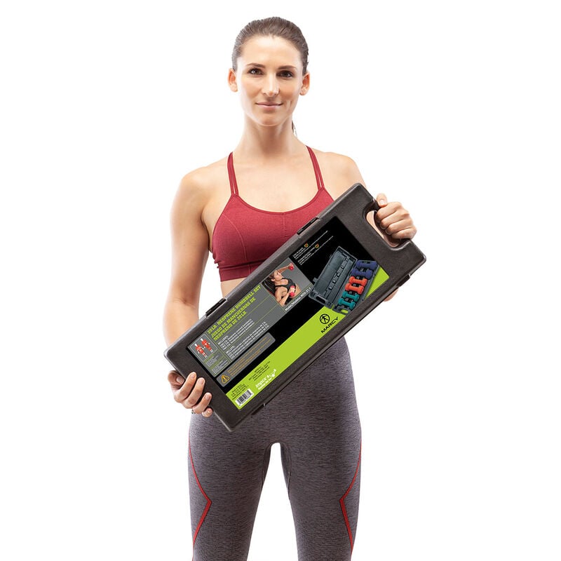 Marcy 3-Pair Neoprene Dumbbell Set with Case image number 2
