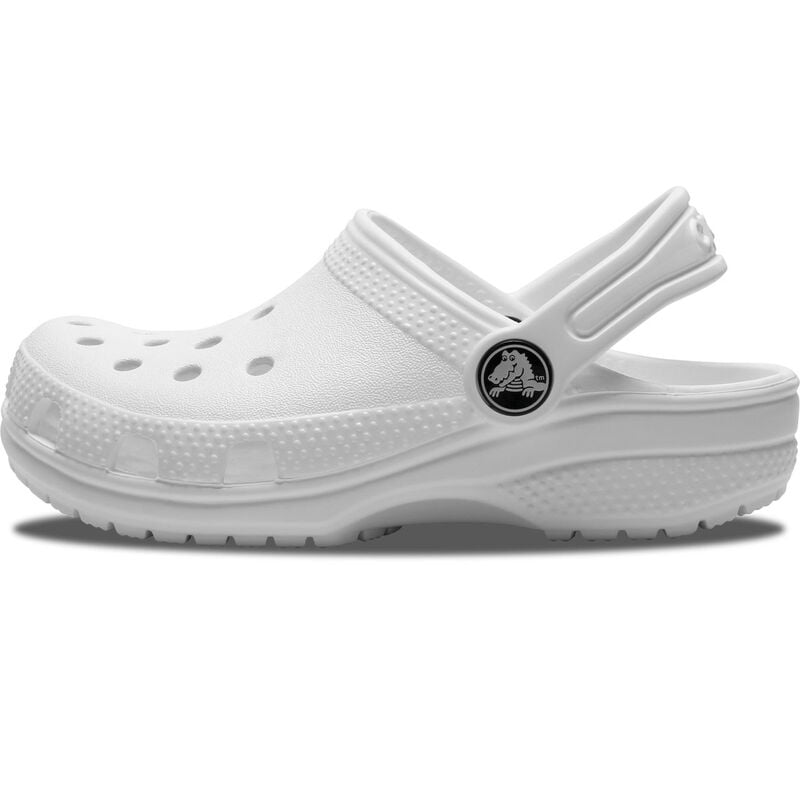 Crocs Youth Classic White Clog image number 1