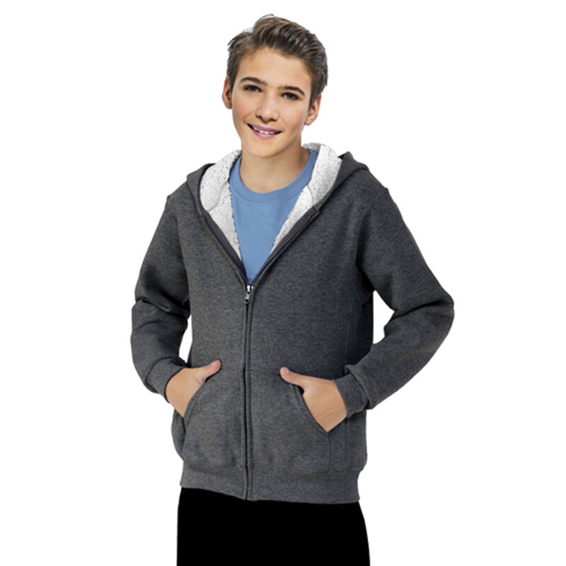 Big Ball Sports Boys' Sherpa Lined Hoodie image number 0