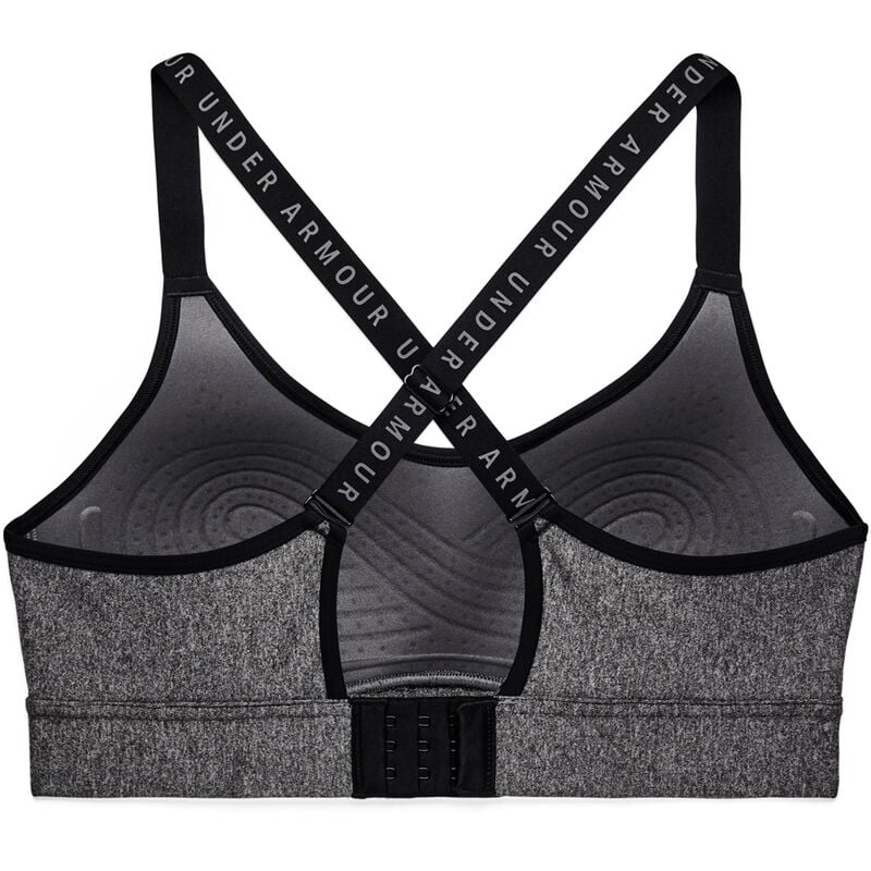 Under Armour Women's Infinity Mid-Impact Heather Cover Sports Bra image number 5