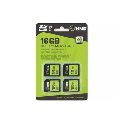 Hme 16GB Trail Cam SDHC 4PK