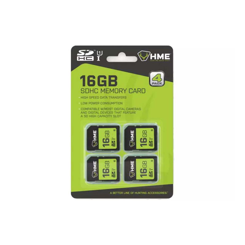 Hme 16GB Trail Cam SDHC 4PK image number 0