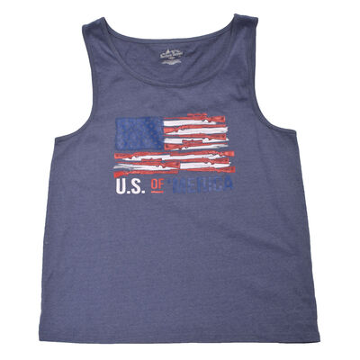 Northern Outpst Men's American Flag Tank Top