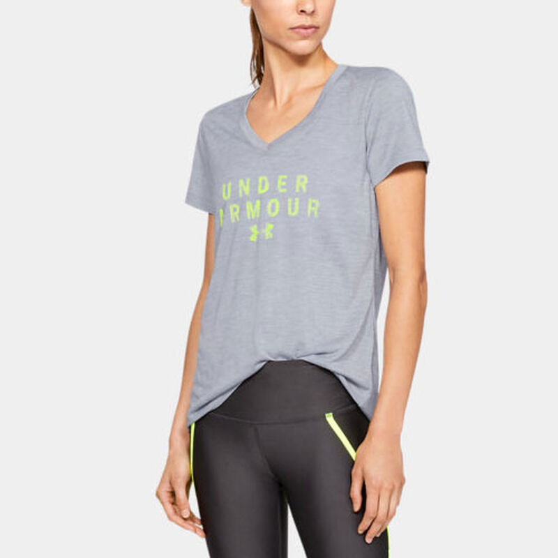 Under Armour Women's Tech Graphic-twist Tee image number 0