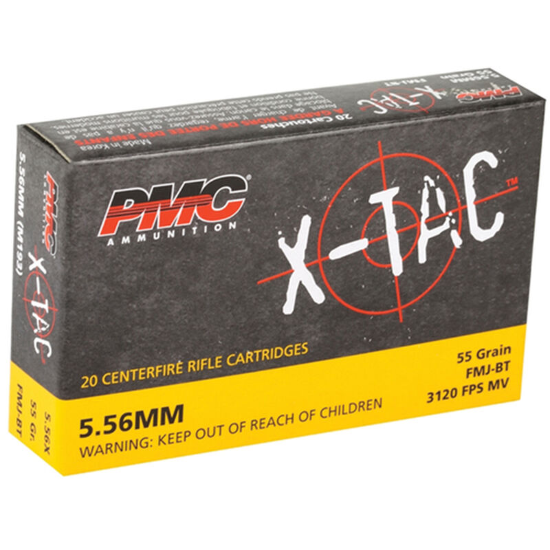 Pmc 5.56x45mm NATO Ammo 55 Grain Full Metal Jacket image number 0