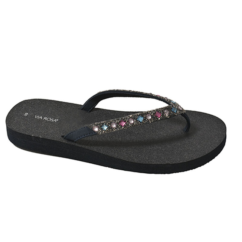 Via Rosa Women's Jeweled Sandals image number 0