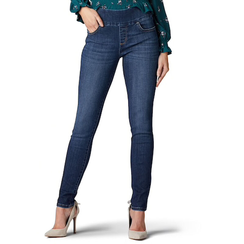 Lee Women's Sculpting Pull-On Mid-Rise Jeans image number 0