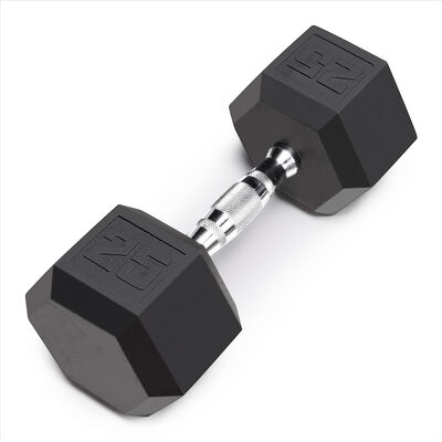 Marcy 25lb. Rubber Dumbbell