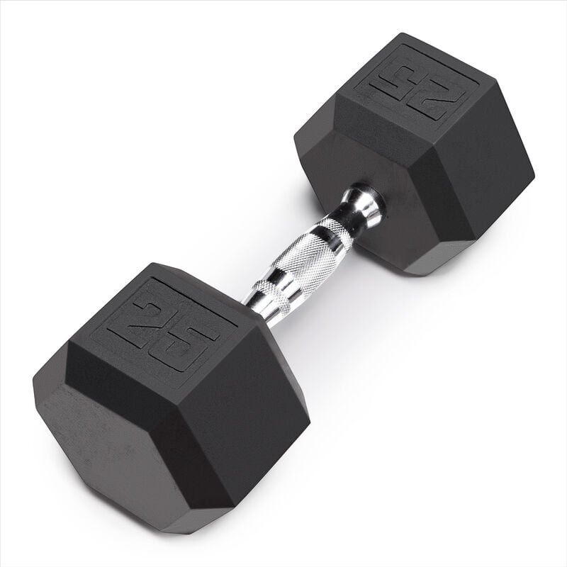 Marcy 25lb. Rubber Dumbbell image number 0