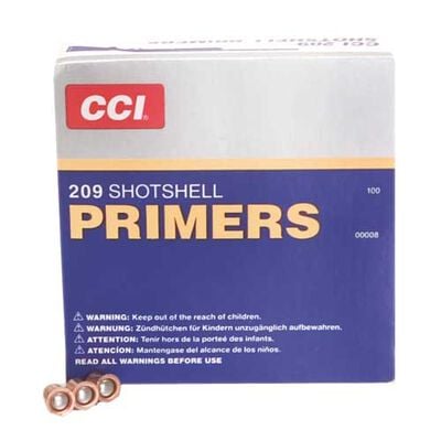 CCI 209 Shotshell Primers 100 Pack