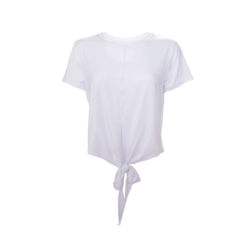 Yogalicious Women's Tie Front Tee image number 0