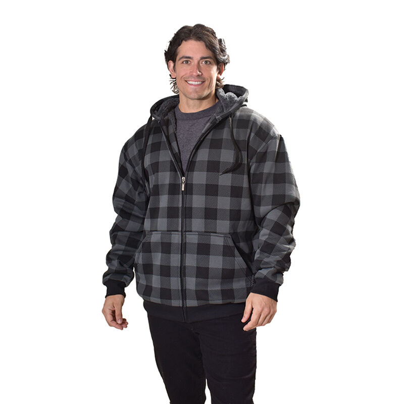 Big Ball Sports Men's Sherpa Lined Hoodie image number 2