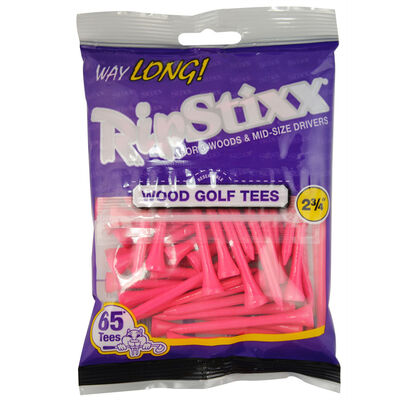 Spl Int'l Golf Tee 2-3/4" 65 Count Citrus Pink Way Long RIPSTIXX