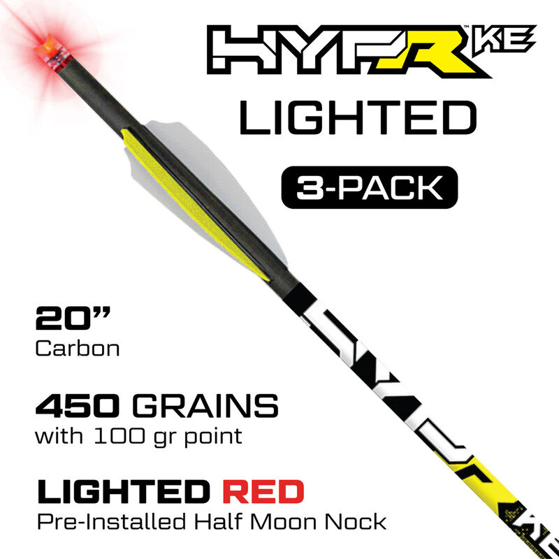 Killer Instinct Lighted HYPR  KE 20" Crossbow Bolts 3 Pack image number 5
