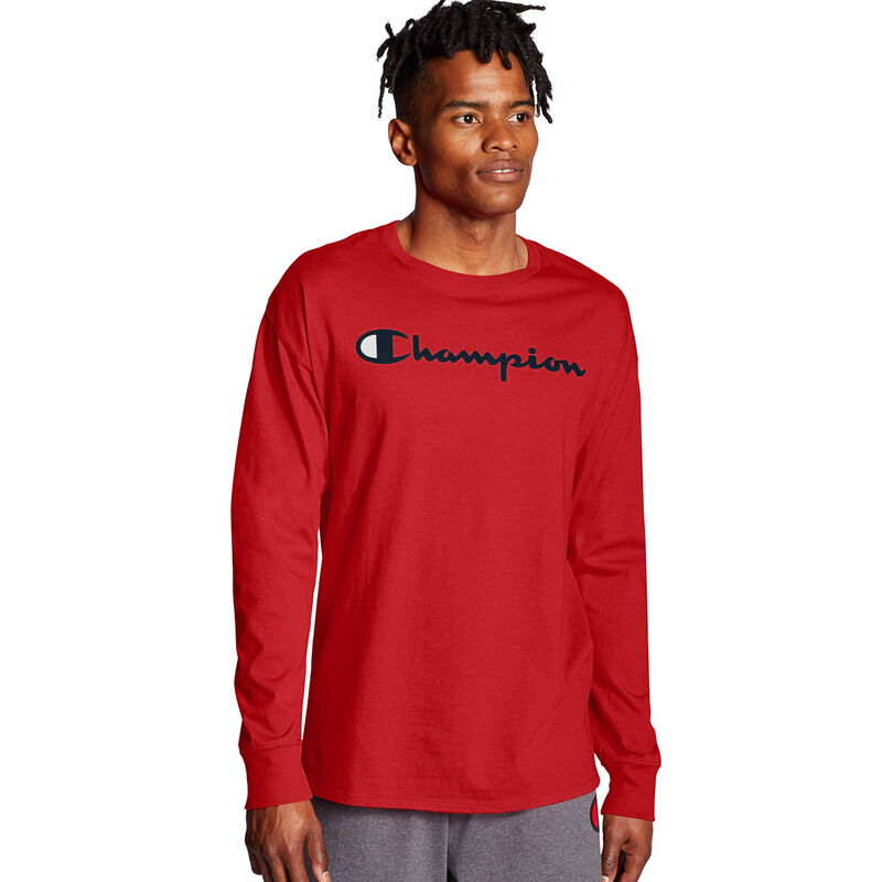 Champion Men's Long Sleeve Classic Graphic Tee image number 0