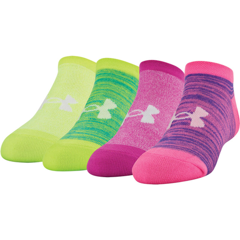 Under Armour Girls' Under Armour Essential No Show Socks, , large image number 0