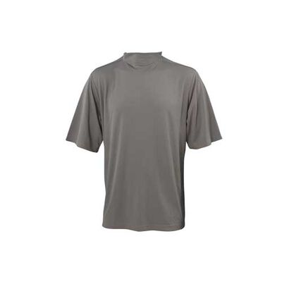 TourMax Men's Mock Turtleneck Short Sleeve Golf Shirt