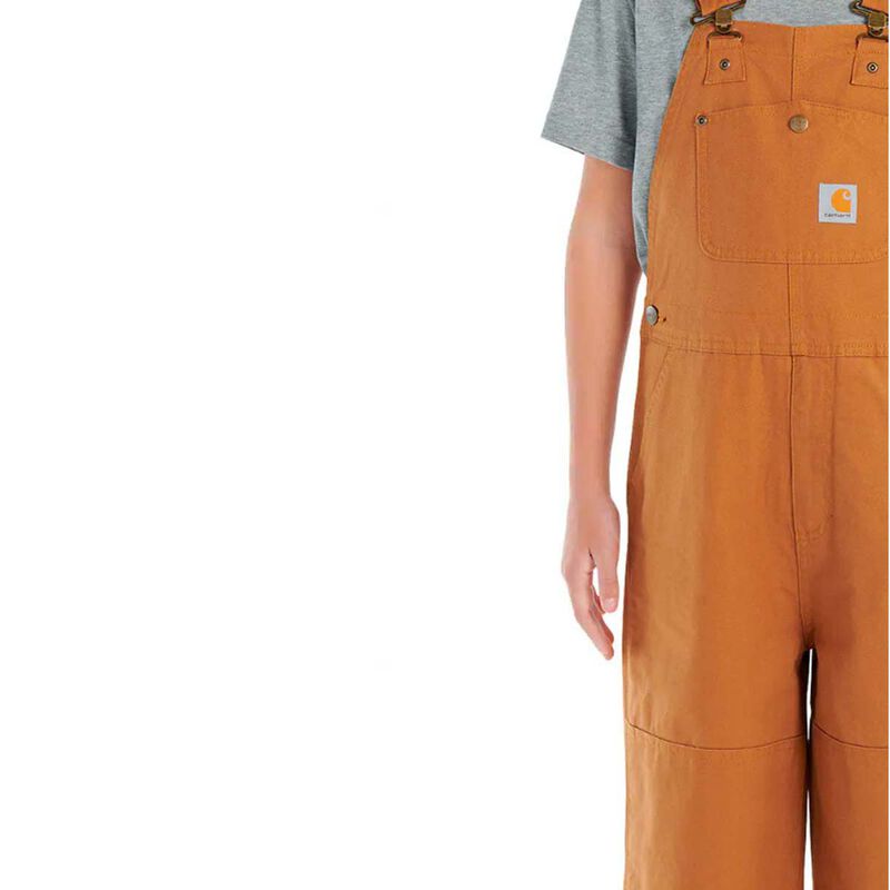 Carhartt Boys' Youth Loose Fit Duck Bib Overall image number 0
