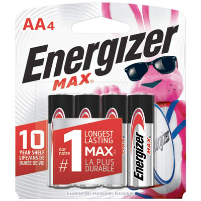 Energizer Max AA Batteries 4-Pack