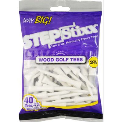 Spl Int'l Golf Tee 2-3/4" 40 Count Mix Way Big STEPSTIXX