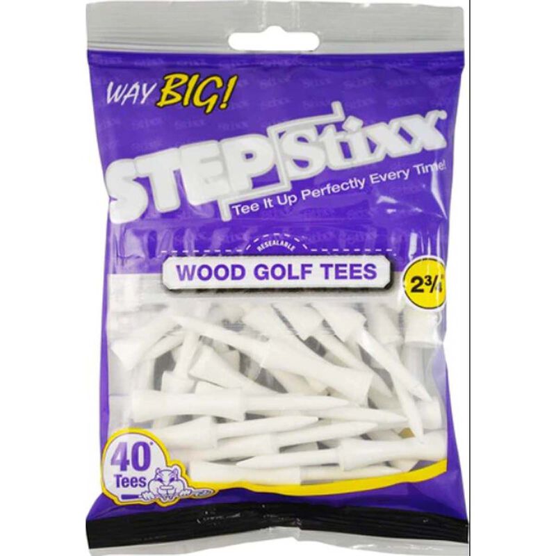 Spl Int'l Golf Tee 2-3/4" 40 Count Mix Way Big STEPSTIXX image number 0