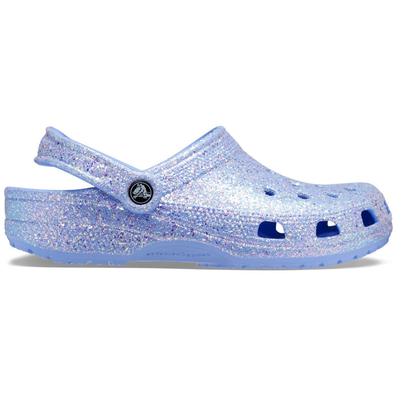 Crocs Women's Classic Glitter Moon Jelly Clogs image number 0