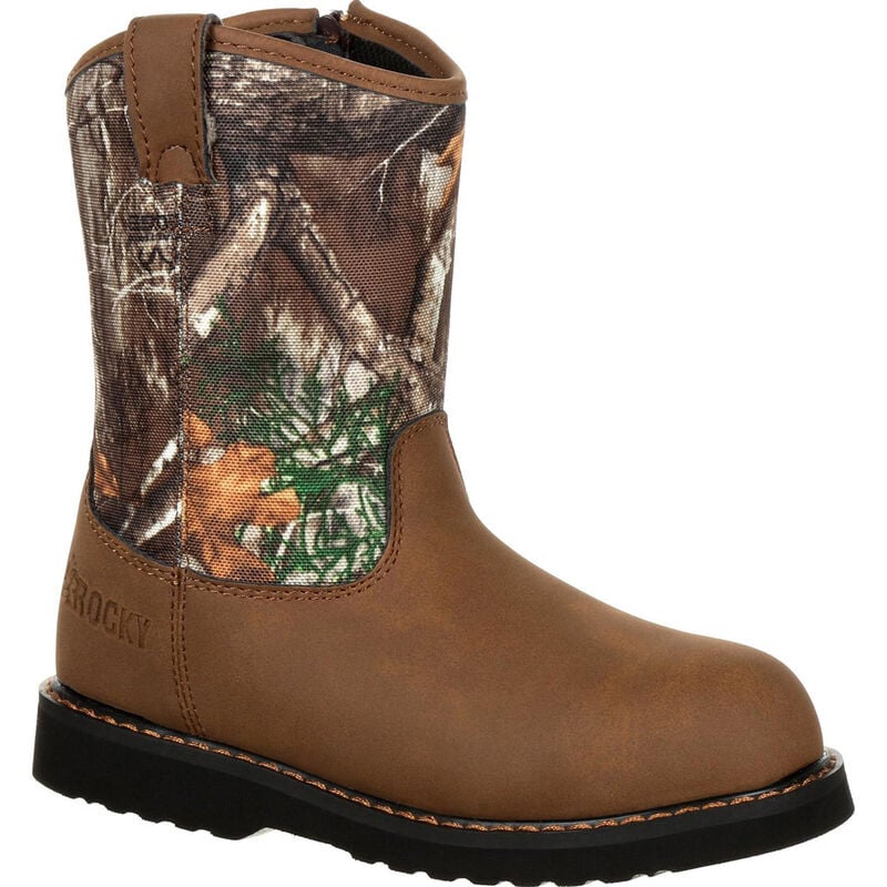 Rocky Youth Big Kids' Lil Ropers Hunting Boots image number 0