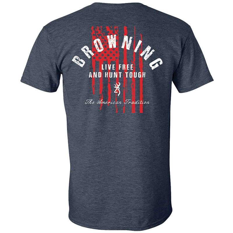Browning 'Live Free and Hunt Tough' Tee Shirt image number 0