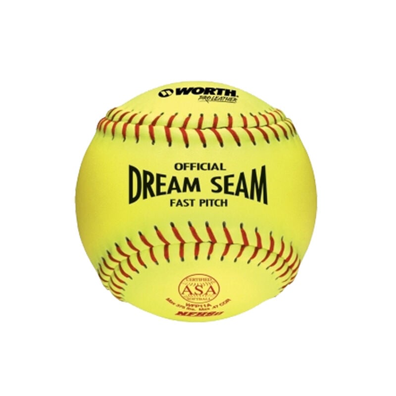 12" ASA Dream Seam Fast Pitch Softball, , large image number 0