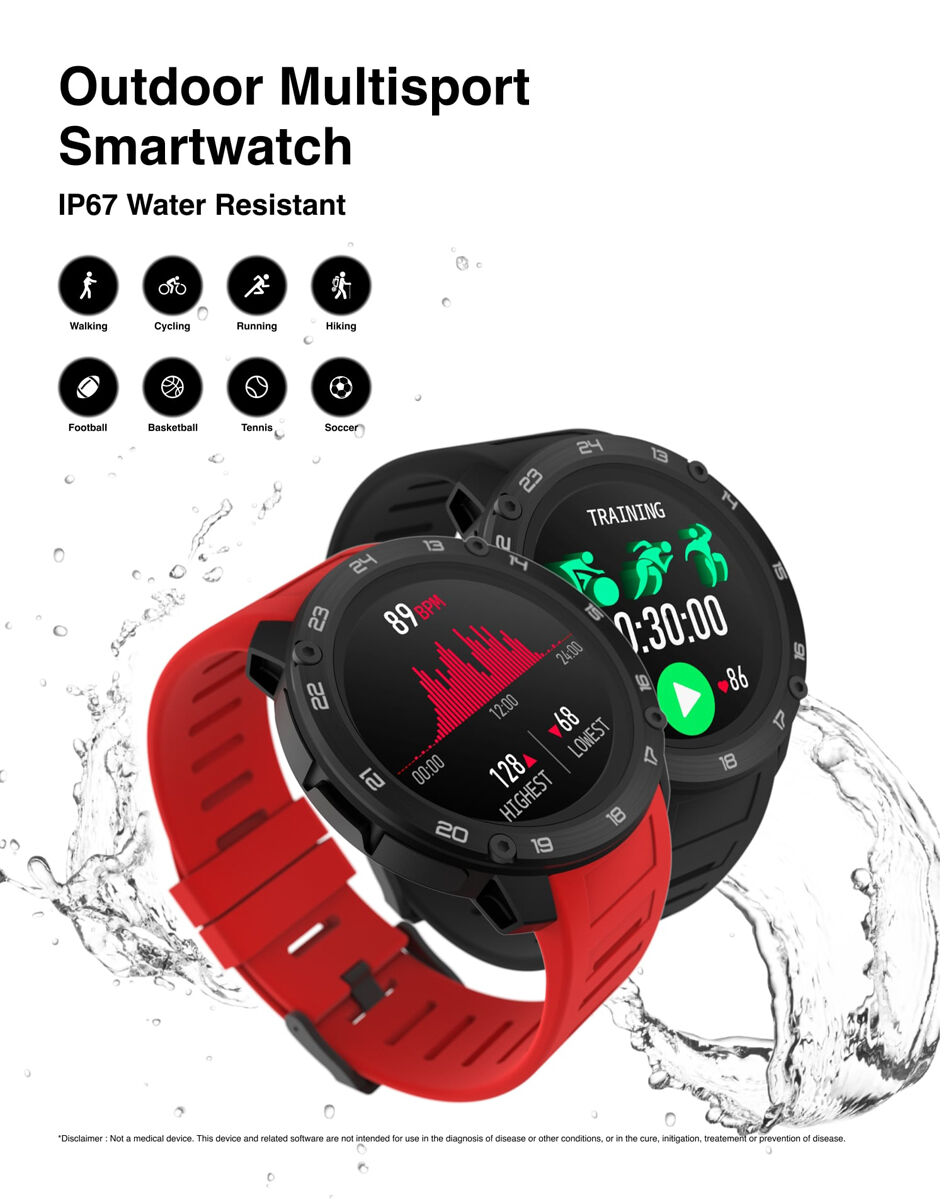 Itouch red smart watch new arrivals