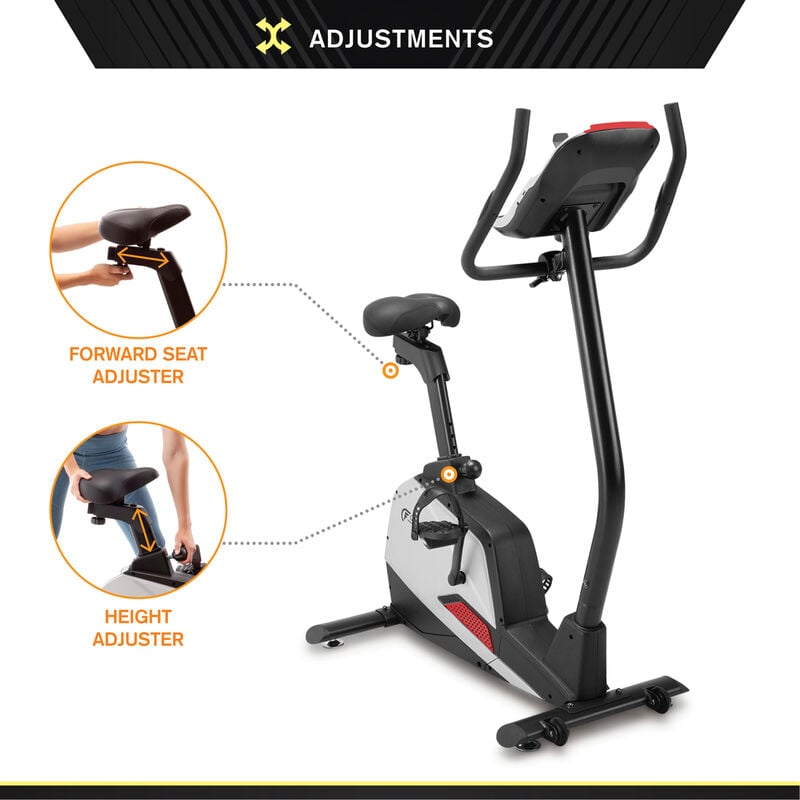 Circuit Fitness Magnetic Upright Exercise Bike image number 26