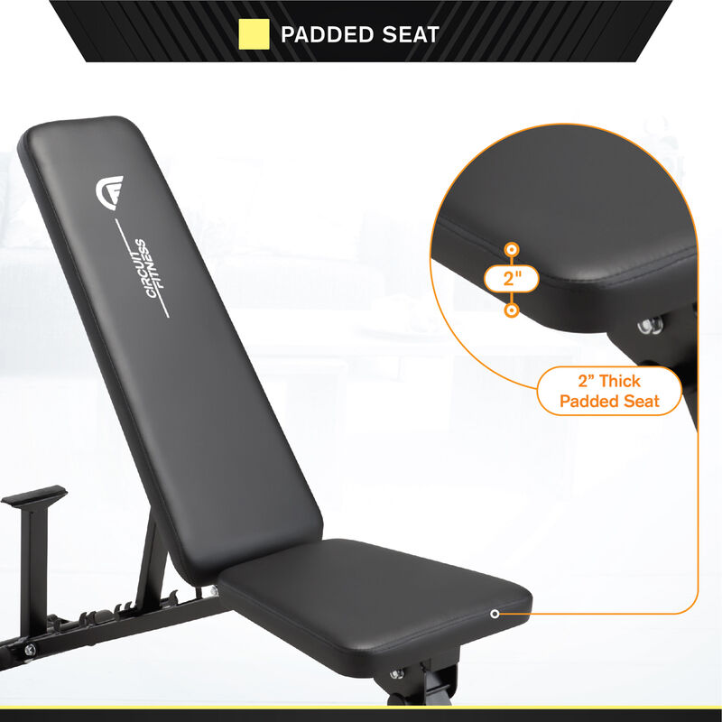 Circuit Fitness Adjustable Utility Weight Bench image number 22