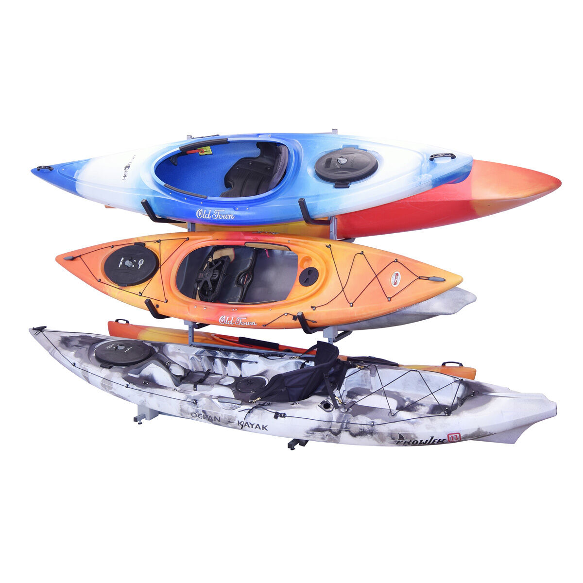 Kayak deals floor rack