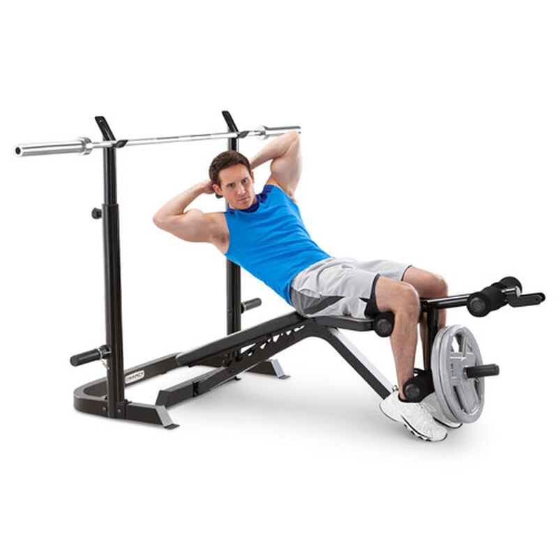 Marcy Olympic Weight Bench with Squat Rack and Leg Developer image number 1