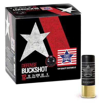 Stars & Stripes 12GA 00 Buck Shot Ammo