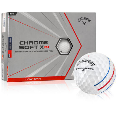 Callaway Golf Chrome Soft X LS Triple Track White Golf Balls