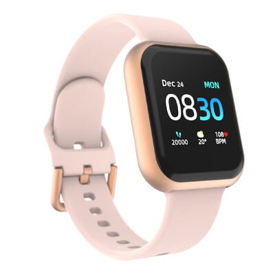 Itouch Air 3 Smartwatch: Rose Gold Case with Blush Strap