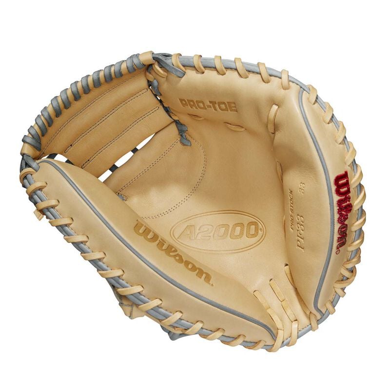 Wilson Youth 33" A2000 Pedroia Fit PF33 Catchers Mitt image number 1