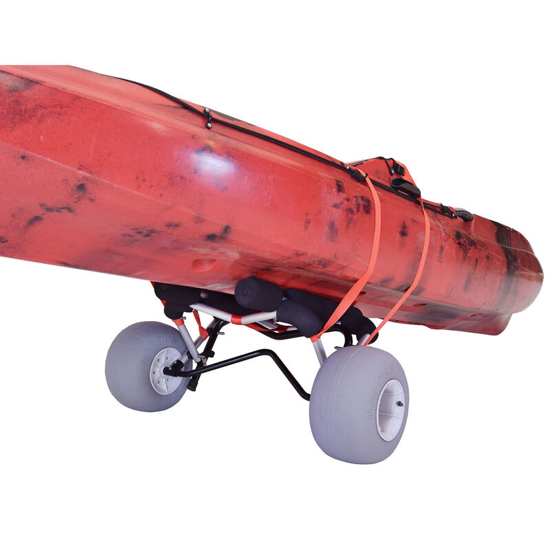 Malone WideTrak SB Large Kayak/Canoe Cart (with balloon beach tires   bunks) image number 2