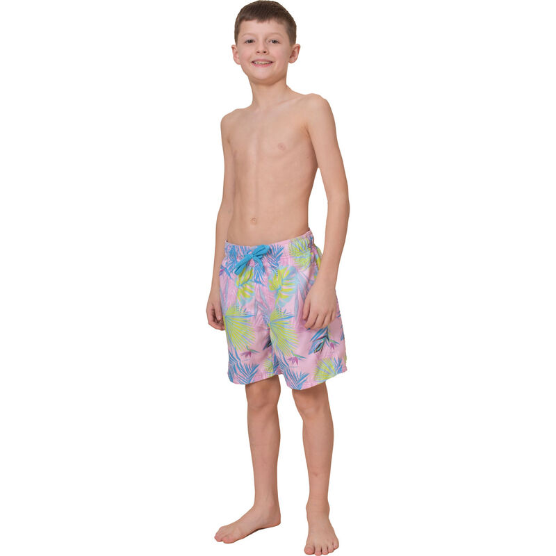 Canyon Creek Boy's Tropical Print Volley Shorts image number 4