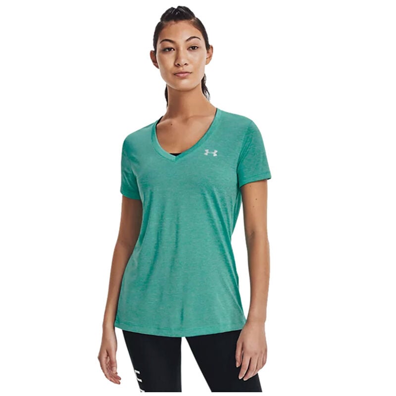Under Armour Women's Short Sleeve Tech Twist V-Neck Tee image number 0