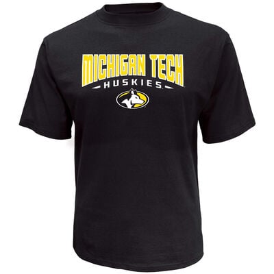 Knights Apparel Men's Michigan Tech University Classic Arch Short Sleeve T-Shirt