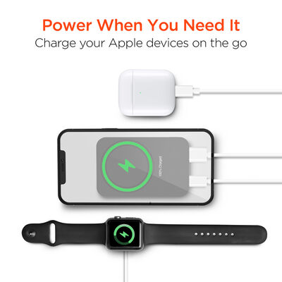 Hypergear 5000mAh Magnetic Wireless Power Bank for iPhone 13 Series