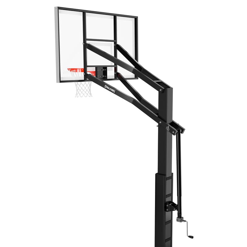 Spalding "888" Series 72" Glass In-Ground Basketball Hoop image number 3