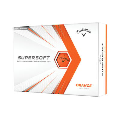 Callaway Golf Supersoft Orange Golf Balls 12 Pack
