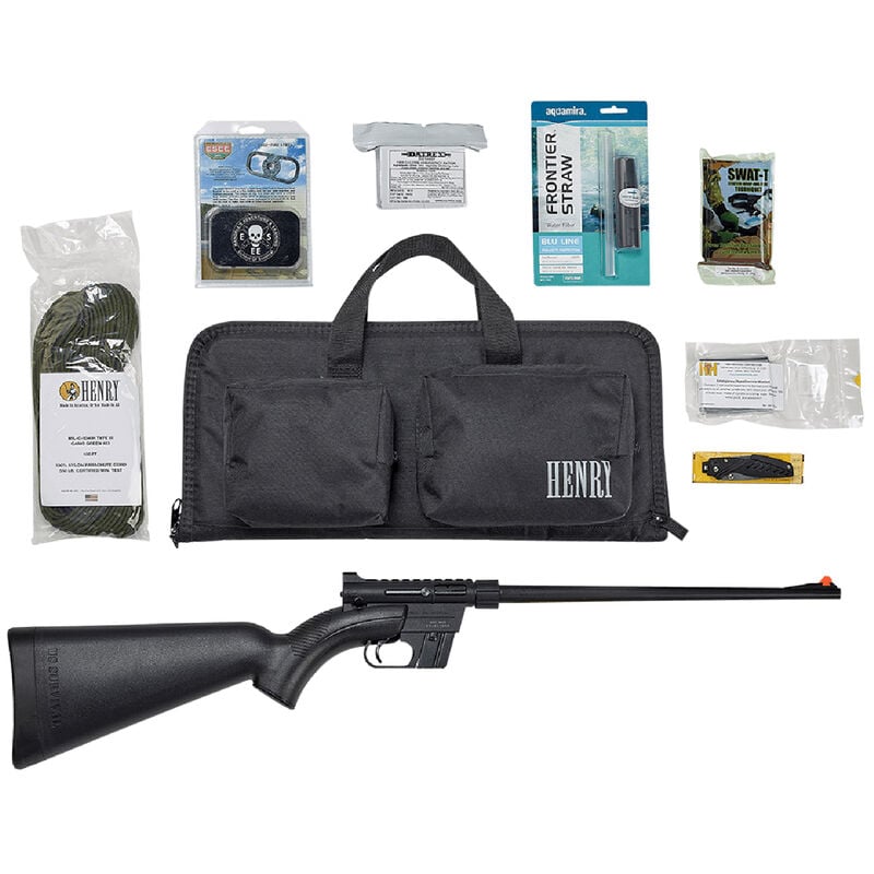 Henry US SURVIVAL PACK W/GEAR 22LR Centerfire Rifle image number 0