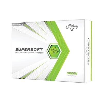 Callaway Golf Supersoft Green Golf Balls 12 Pack