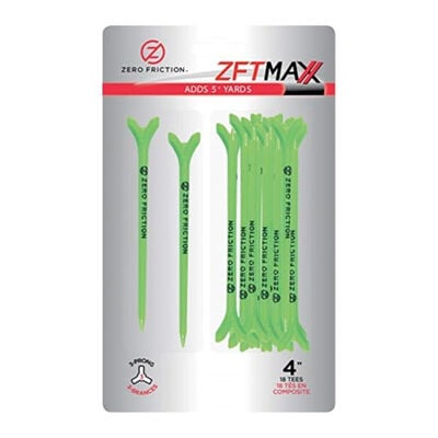 Zero Friction Zero Friction ZFT Maxx 4" Tee - 18 Pack