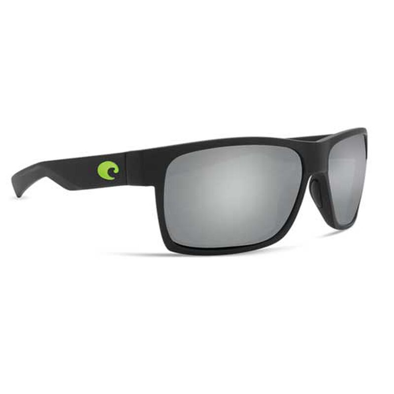 Half Moon Matte Black Frame with Gray Silver Mirror Lens, , large image number 0