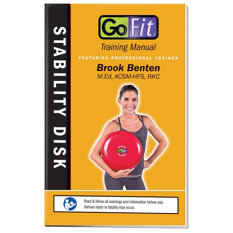 Go Fit 13" Core Balance Disk with Training Manual image number 3